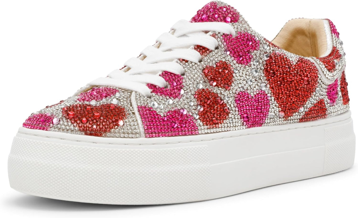 Betsey Johnson Women's Sidny Sneaker with Rhinestone Style