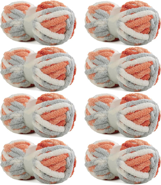 Hombys Giant Chunky Yarn for Crocheting & Knitting Projects