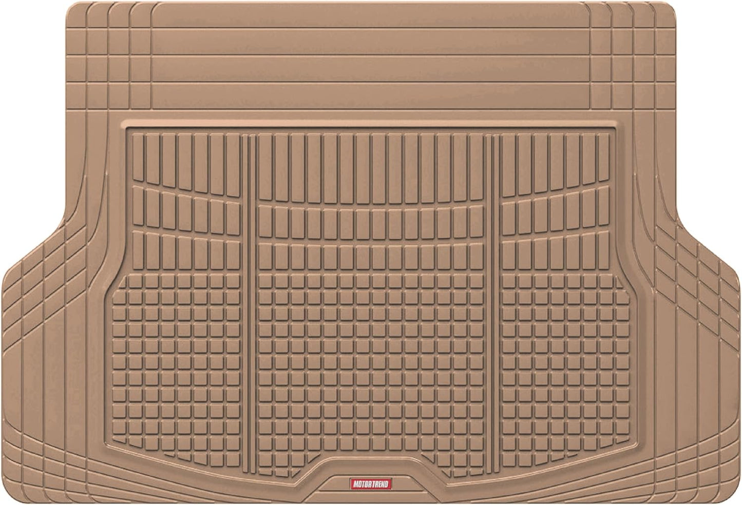 Motor Trend FlexTough Rear Cargo Mat for SUV - Heavy-Duty Liner