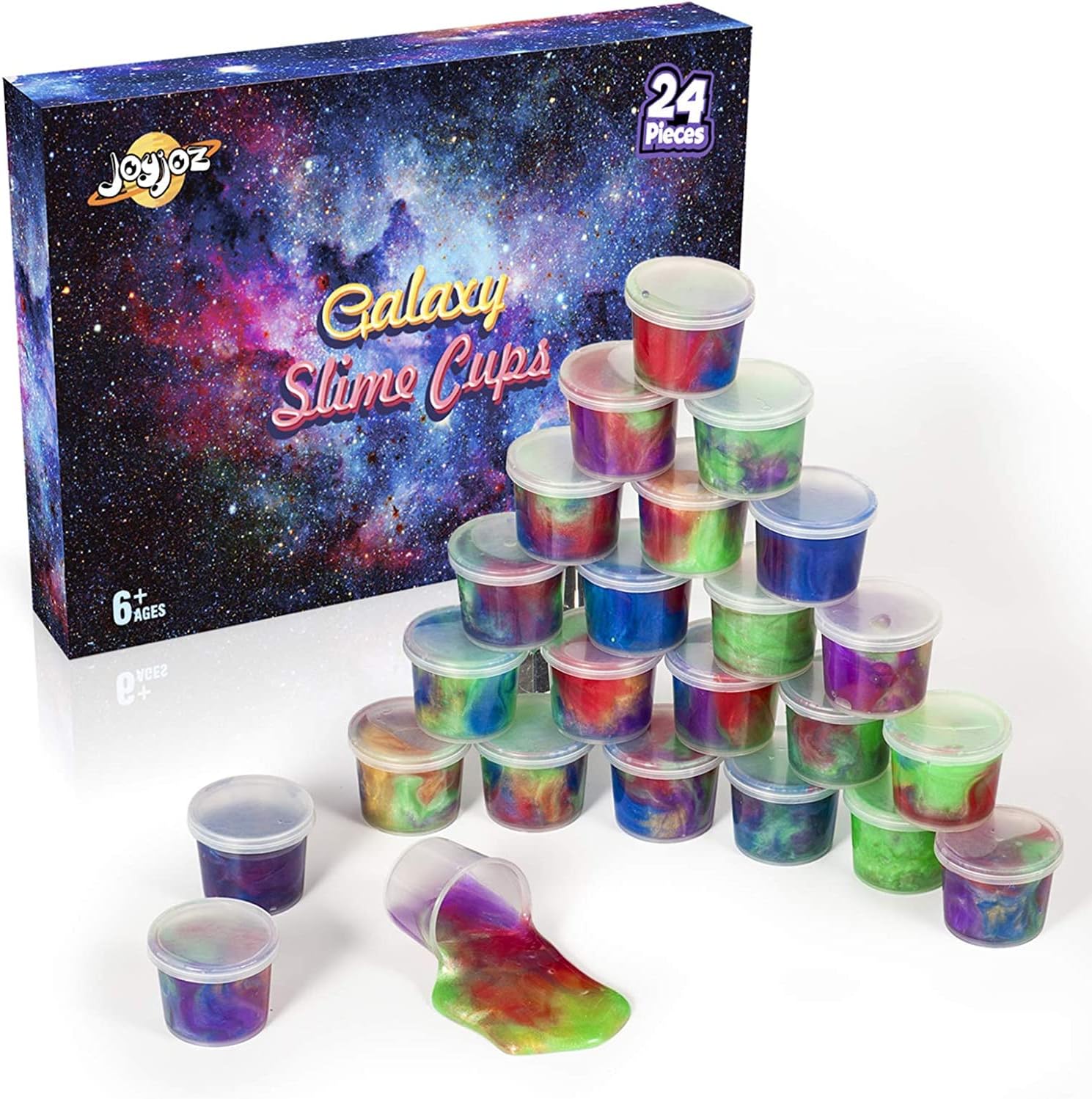 Stress-Relieving Galaxy Slime Set - Non-Sticky Fun!