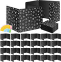 Black 24-Pack Desk Dividers for Students - Waterproof Classroom