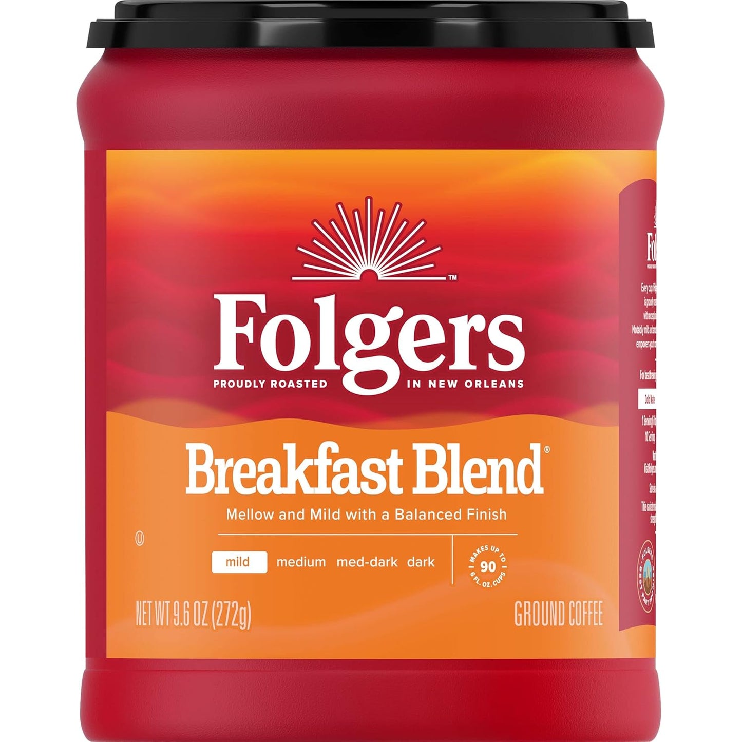Folgers Smooth & Mild Breakfast Blend Ground Coffee