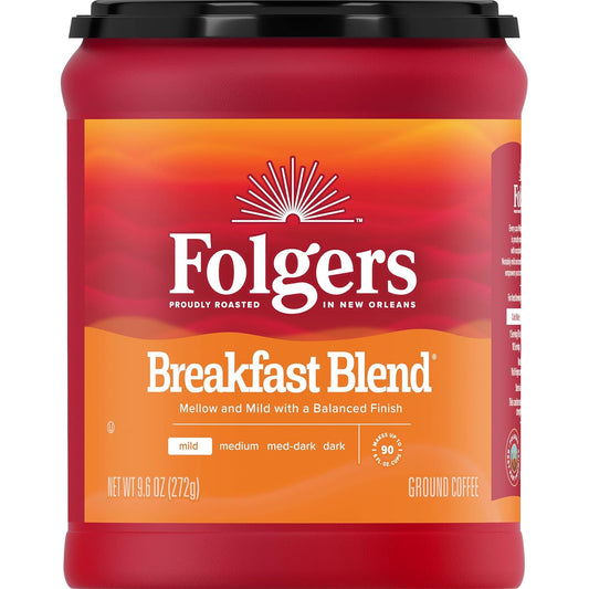 Folgers Smooth & Mild Breakfast Blend Ground Coffee