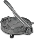 Concord Cast Iron Heavy Duty Tortilla Press 8in - Durable Granite