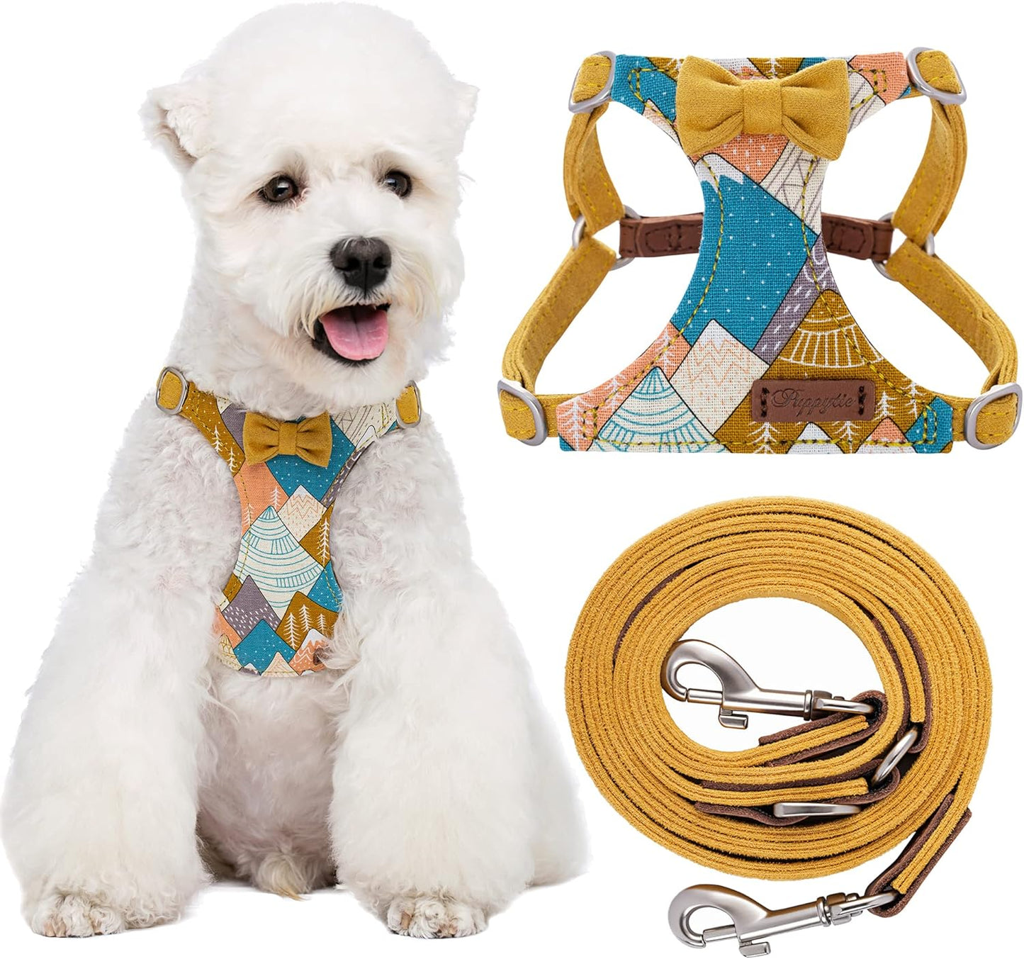 Puppytie No Pull Dog Harness for Medium Dogs with Leash
