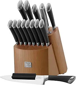Chicago Cutlery Fusion 17 Piece Kitchen Knife Set for Chefs