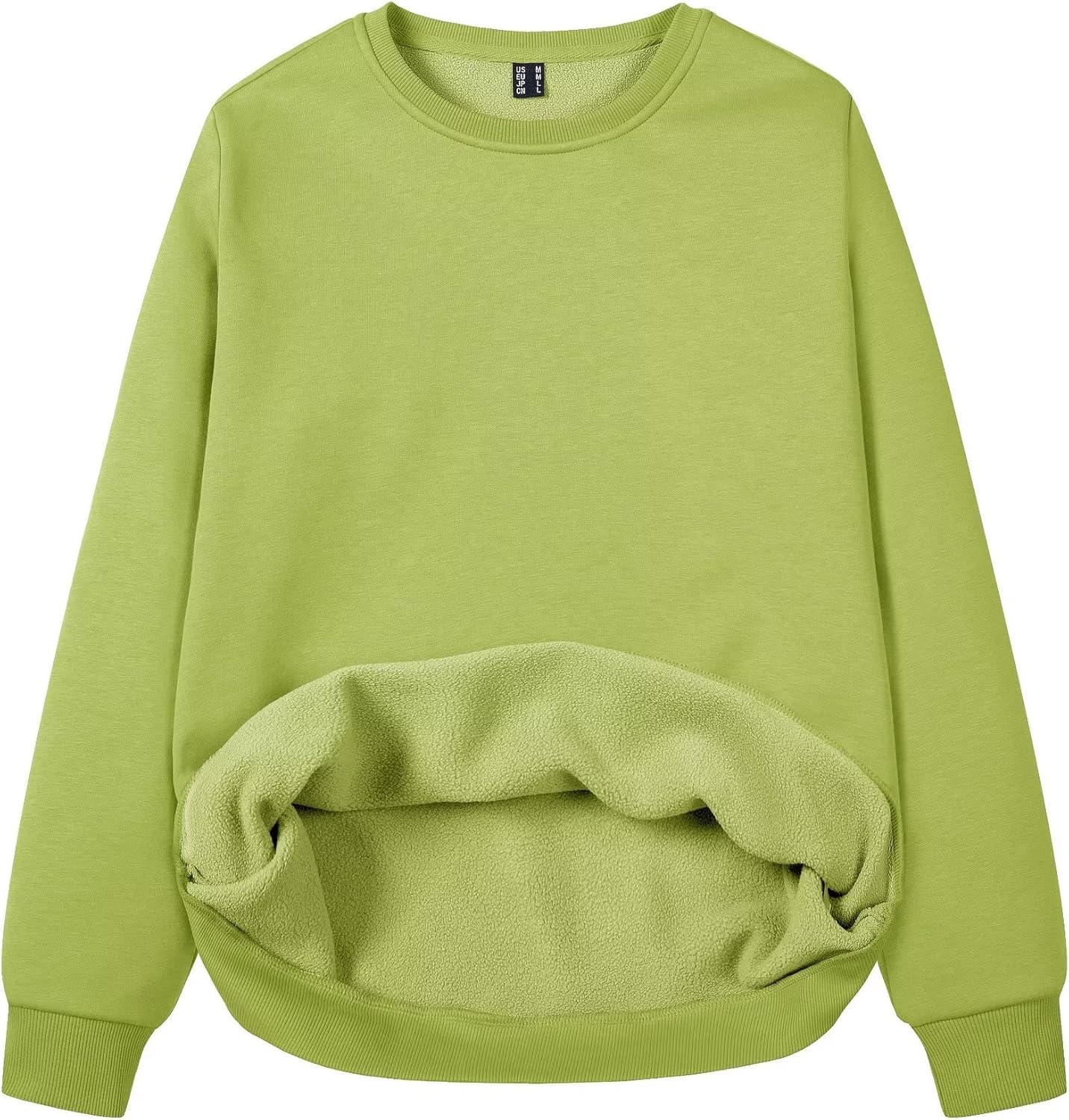 MAGCOMSEN Women's Fleece Lined Sweatshirt for Cozy Comfort