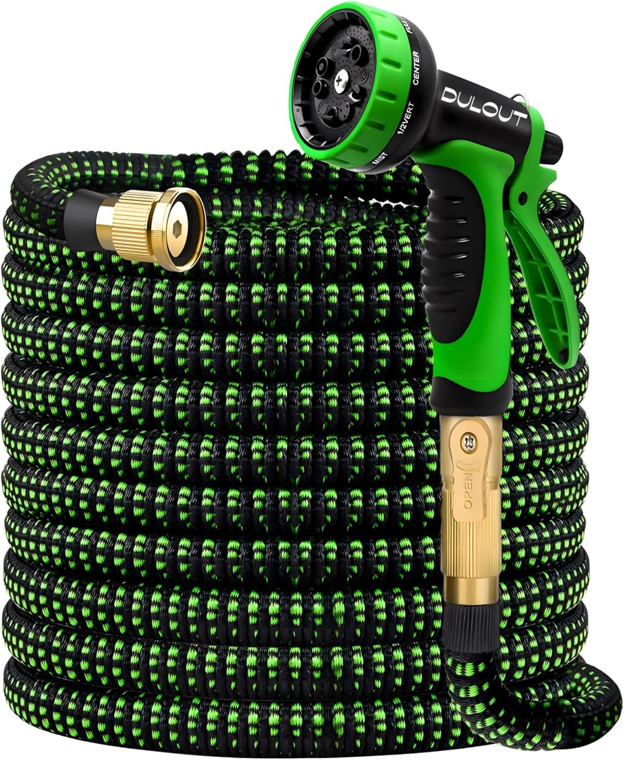 Dulout Expandable Garden Hose 50 ft with 10 Function Nozzle