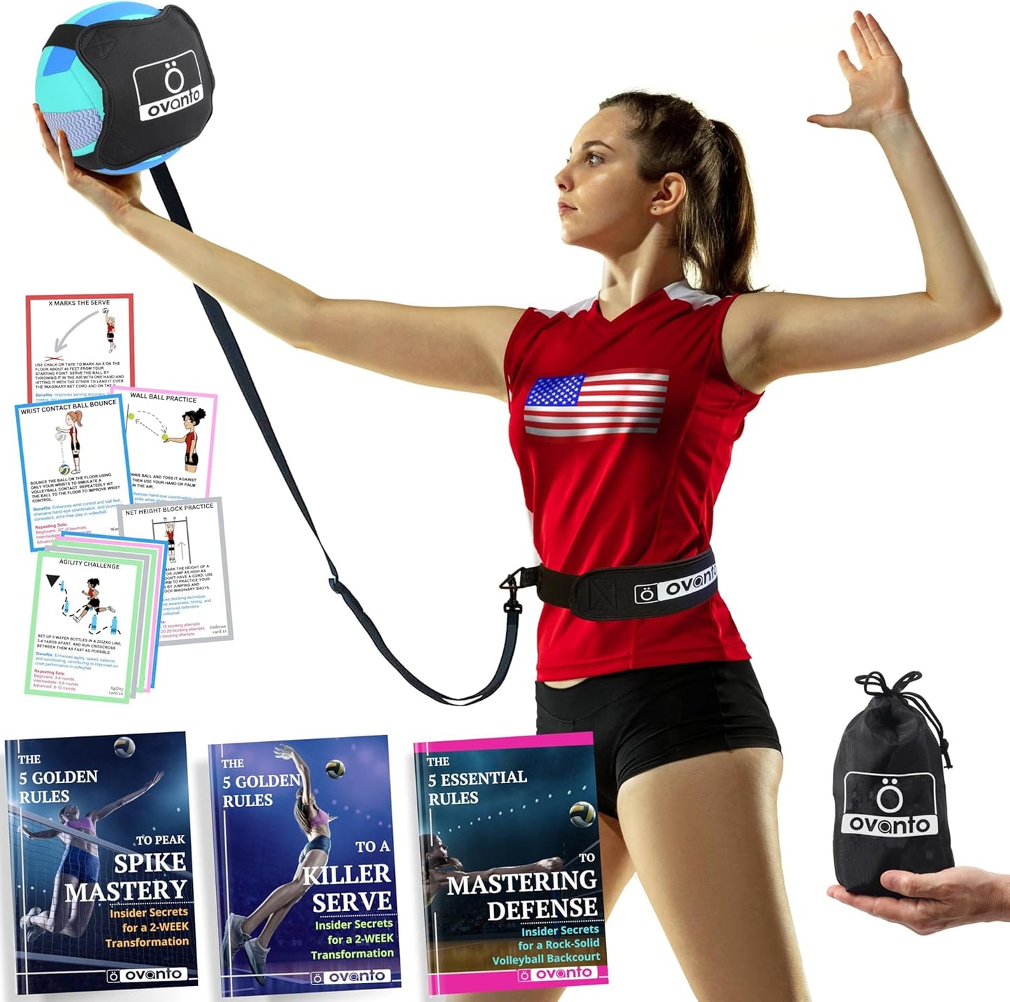 OVANTO Volleyball Training Equipment Aid for Skill Enhancement