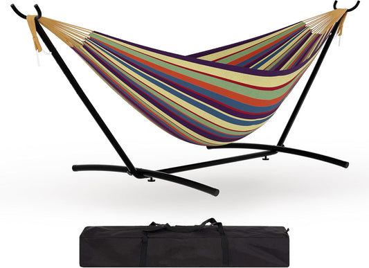 Instant-Setup 2-Person Hammock with Steel Frame for Outdoor Fun