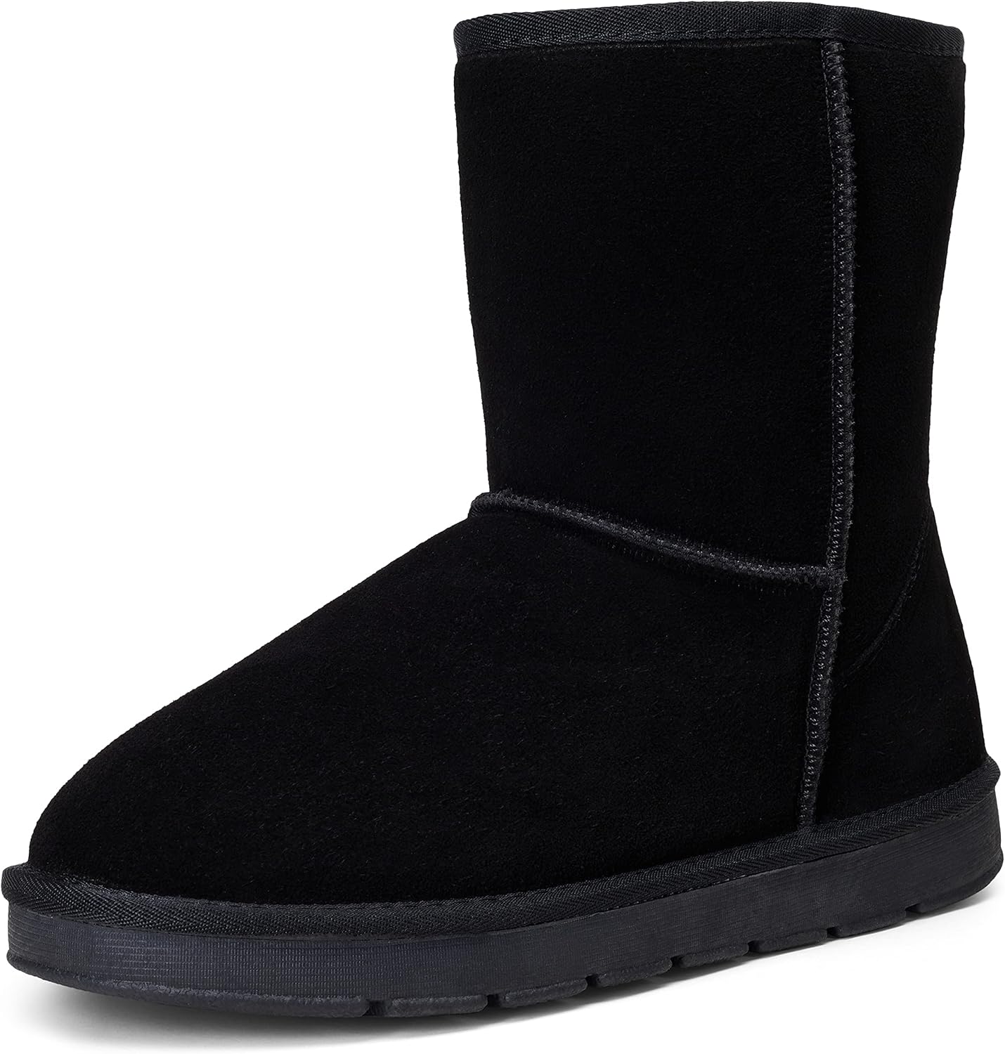 Jousen Men's Winter Boots: Comfortable Suede Snow Boot for Cold
