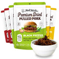 Meat Shredz Premium Dried Pulled Pork Variety 6-Pack - Tender High