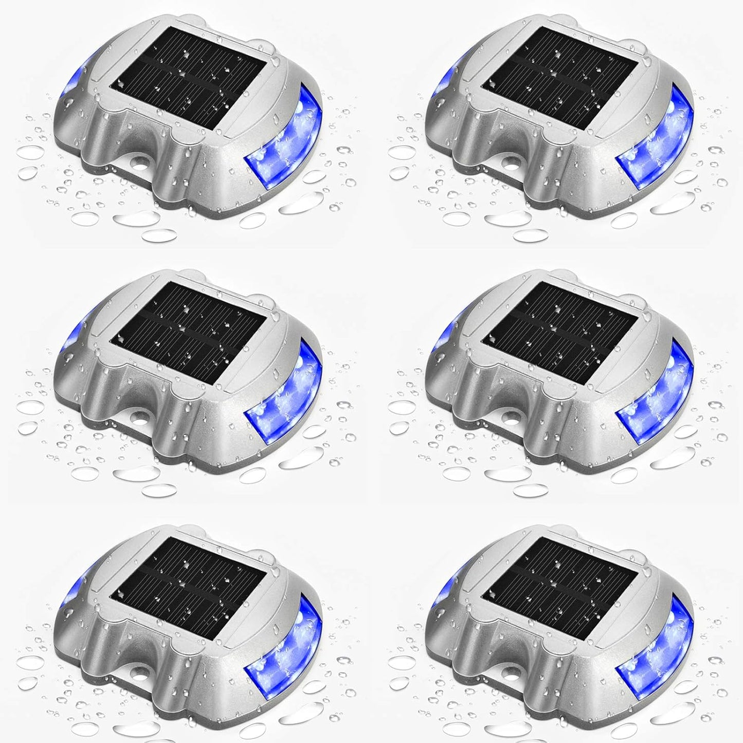 JIGUOOR Solar Deck Lights for Driveway and Garden Pathway
