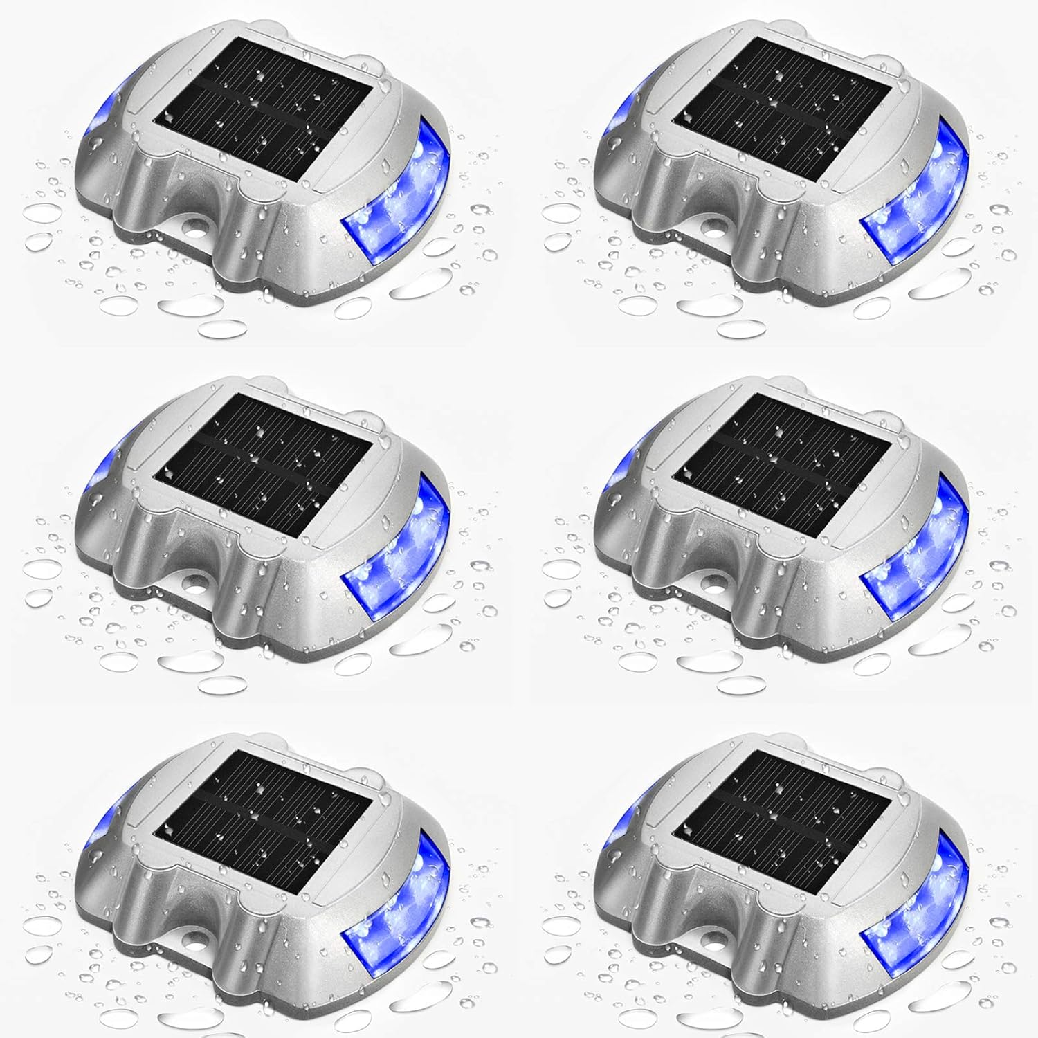 JIGUOOR Solar Deck Lights for Driveway and Garden Pathway