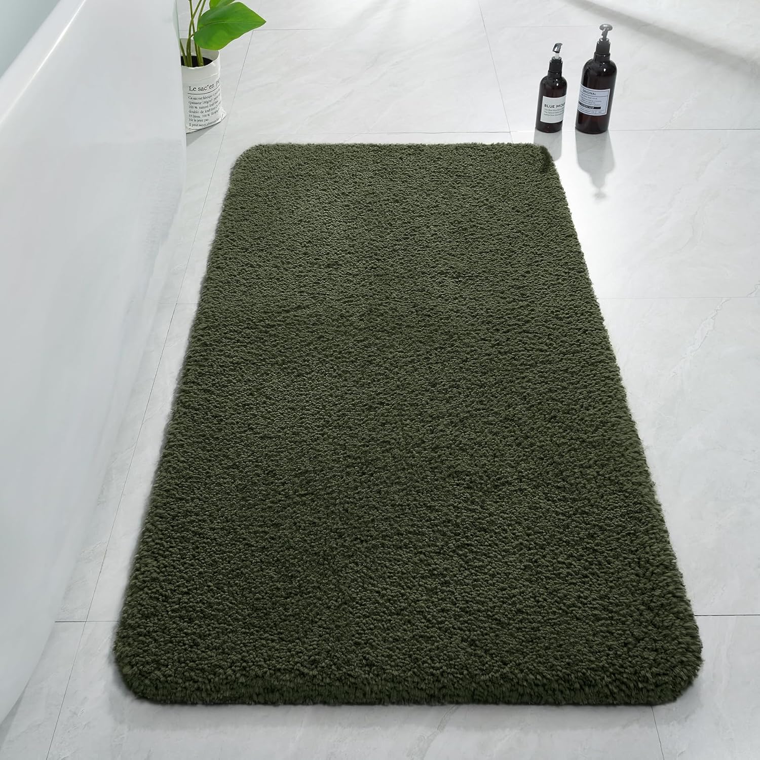 Luxury Long Bathroom Runner Rug for Soft and Absorbent Comfort
