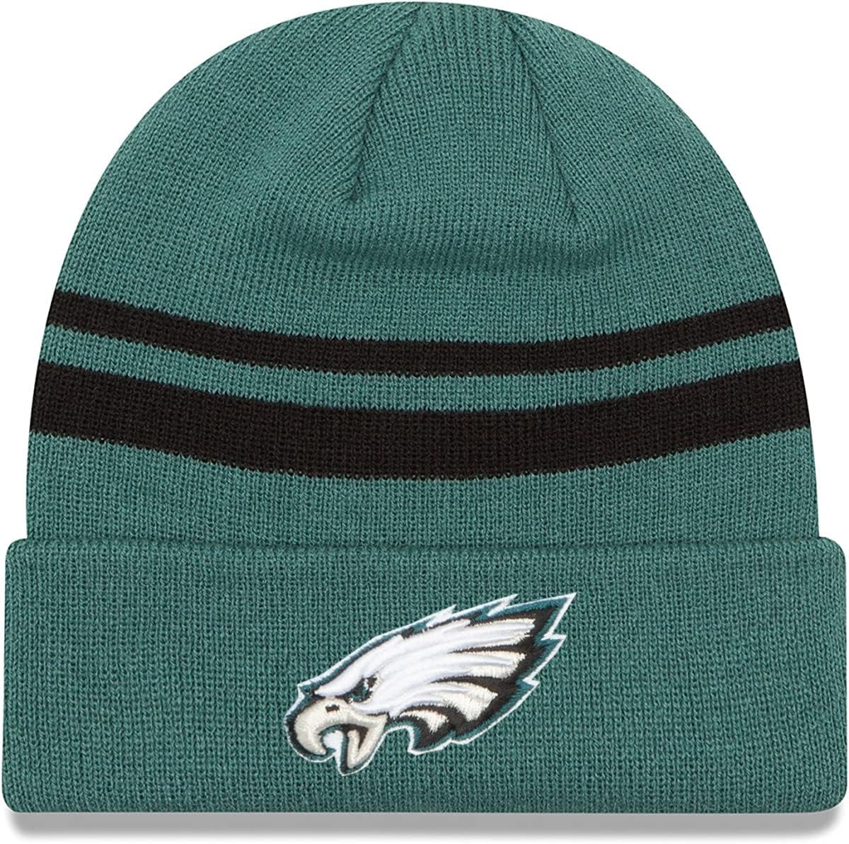 NFL Official Sport Knit Classic Striped Beanie for Cold Weather