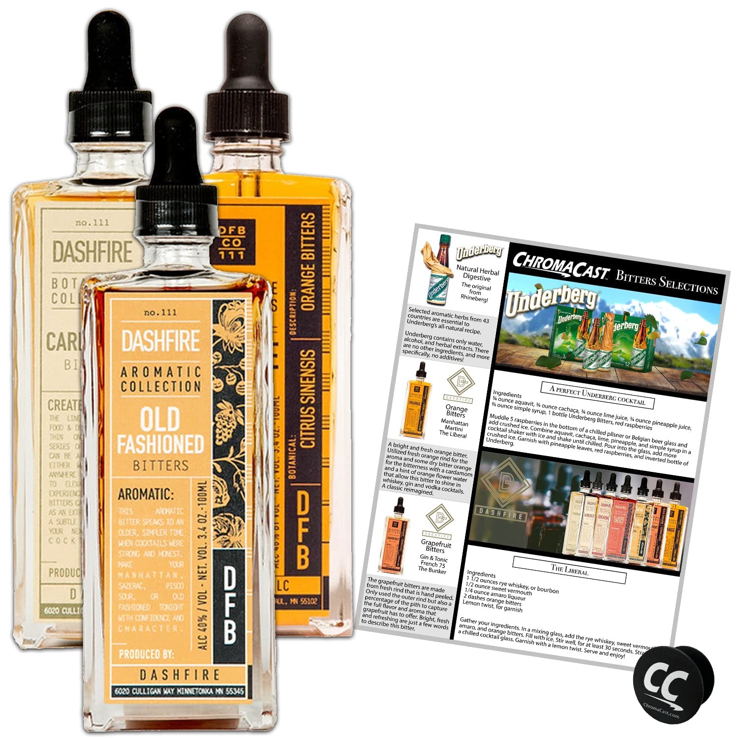 Dashfire Bitters Trio - Elevate Your Cocktails!