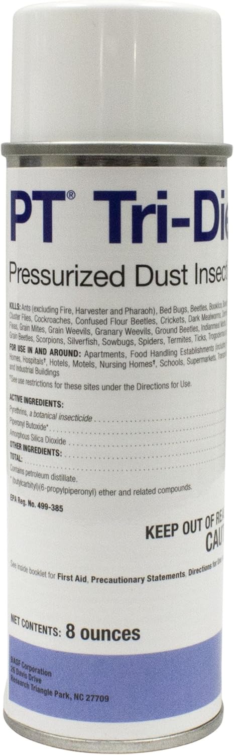 Pressurized Dust Insecticide for Cracks & Crevices 8 Ounce