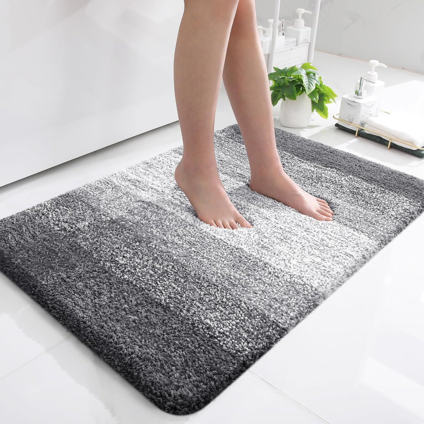 OLANLY Bathroom Rugs Mat 36x24 - Soft Microfiber Comfort