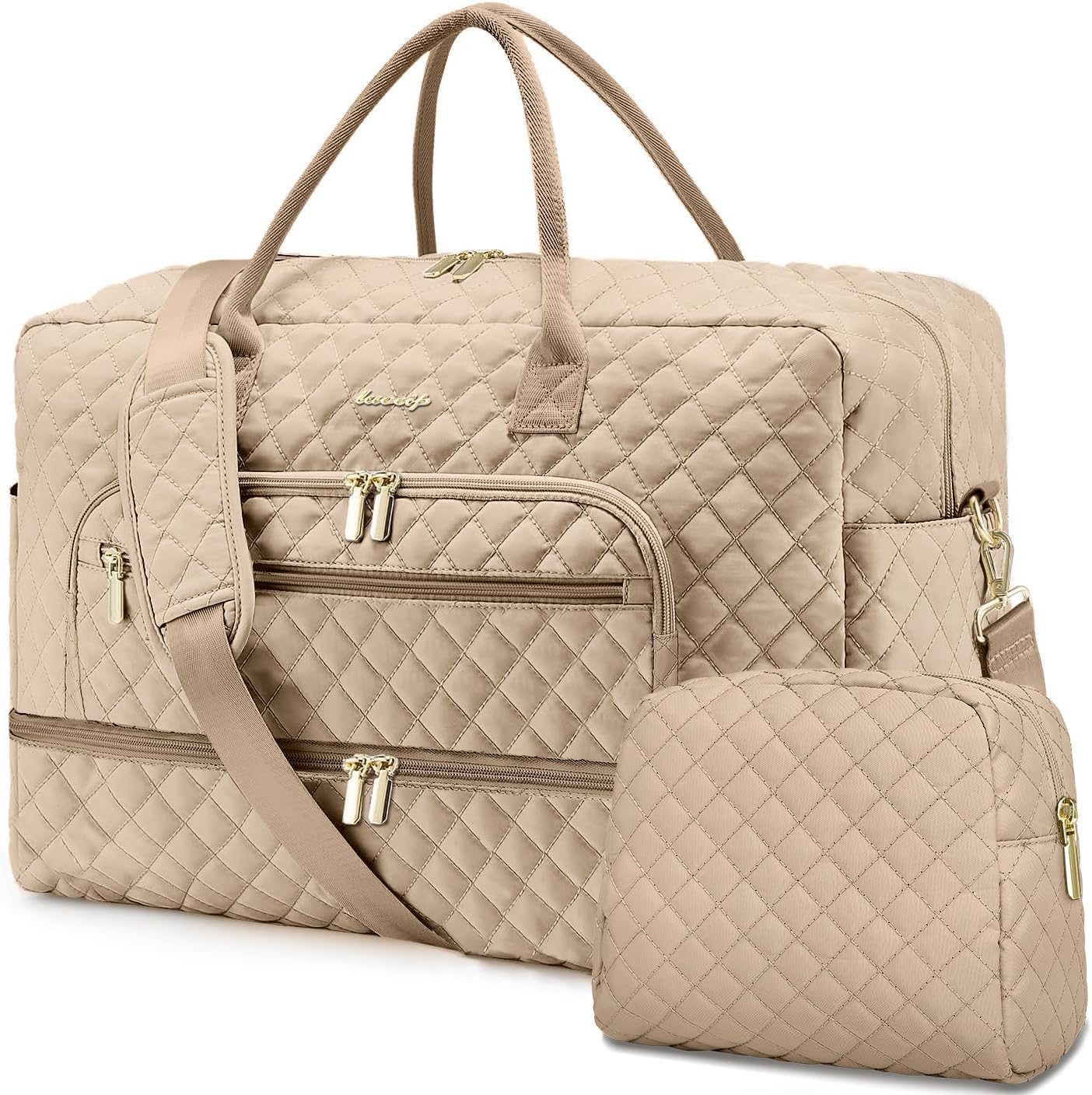 Travel Duffle Bag Weekender for Women with Shoe Compartment