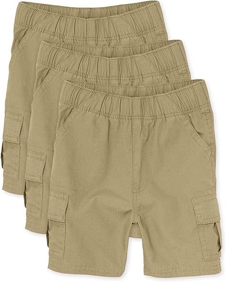 Baby Boys' and Toddler Pull on Cargo Shorts for Summer Fun