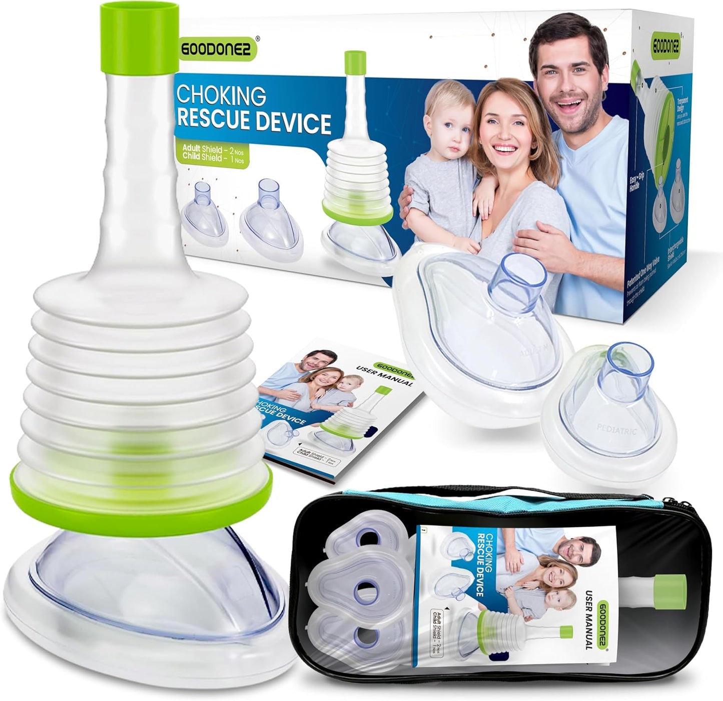 Portable Airway Suction Device for Kids and Adults - Choking Rescue