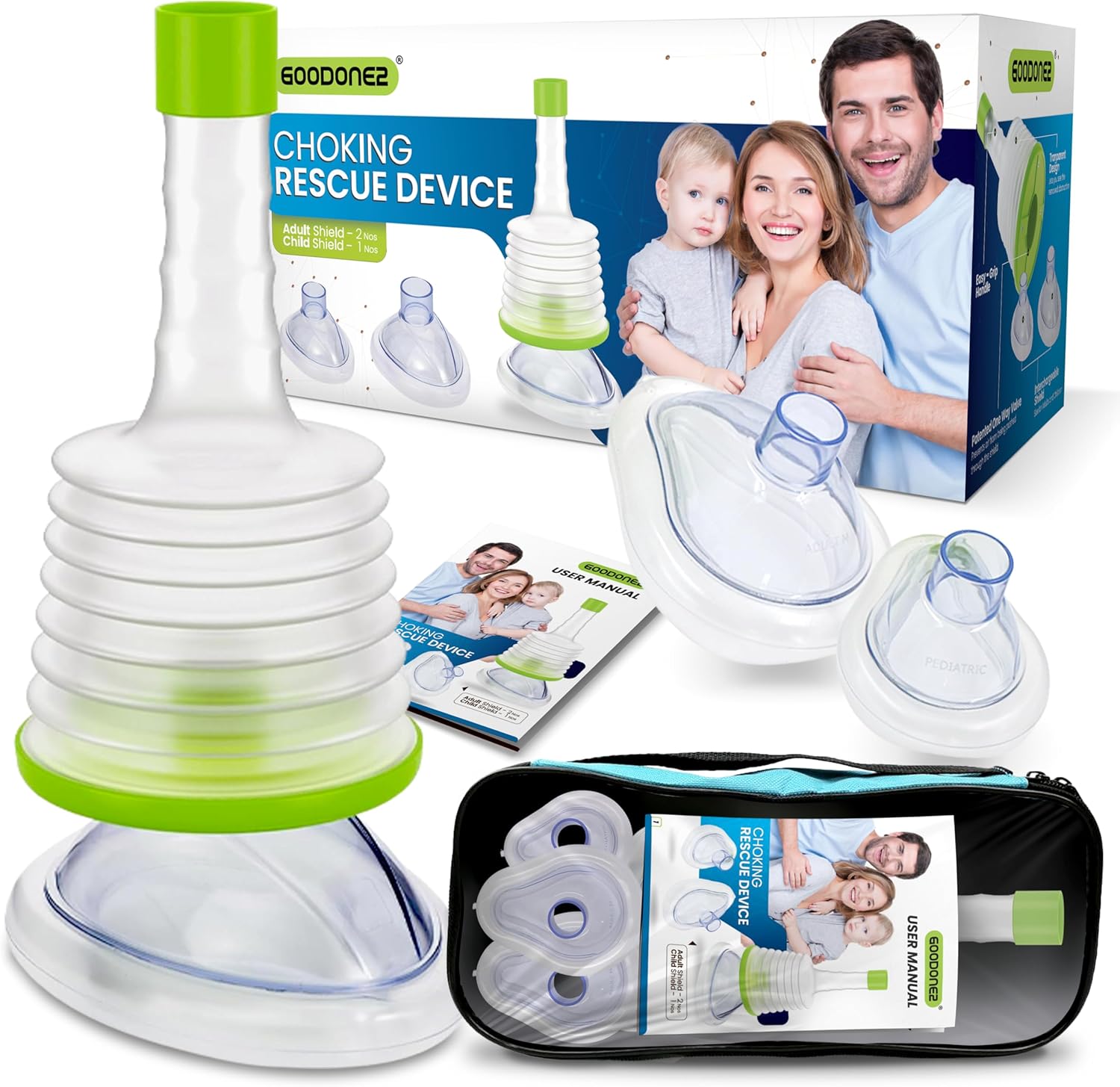 Portable Airway Suction Device for Kids and Adults - Choking Rescue