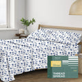 100% Organic Cotton Percale Sheets King Set - Cooling Comfort