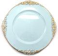 13-Inch Heavy Round Charger Plates 6-Pack - Elegant Table Upgrade