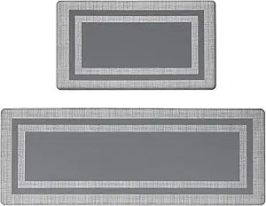 Latida Kitchen Mats Set 2 PCS for Anti Fatigue Comfort