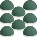 Half Ball Floral Dry Foam 8 Pc Green Half-Round Blocks