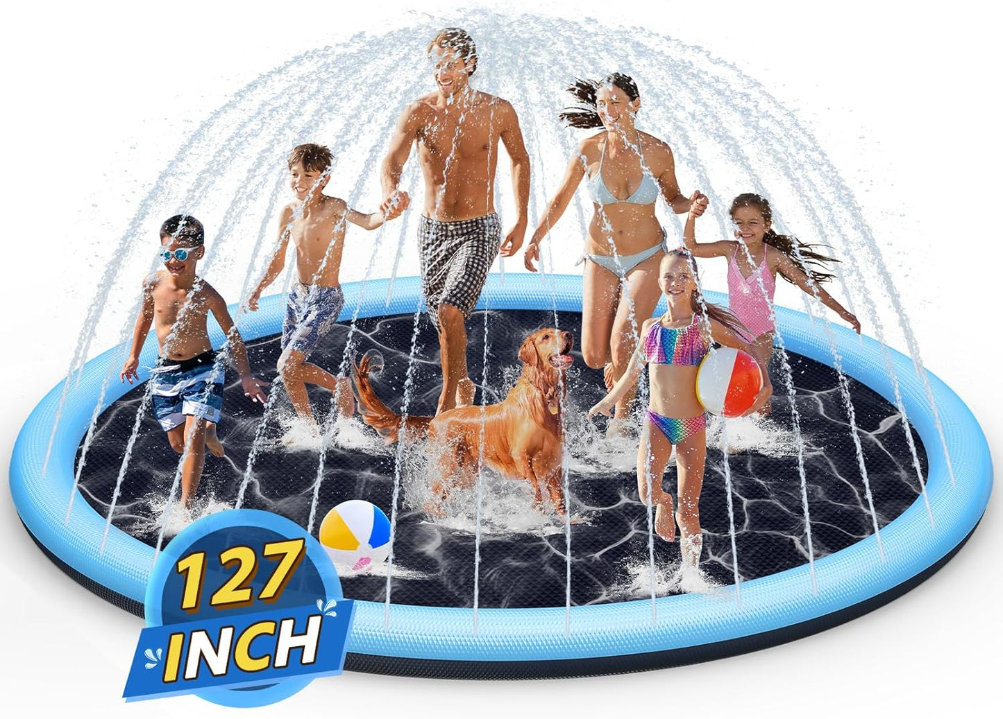 Splash Pad Sprinkler for Kids - Extra Large Fun for All Ages