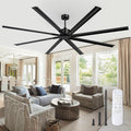 ZMISHIBO 96 Inch Industrial Ceiling Fan with Remote for Home Comfort