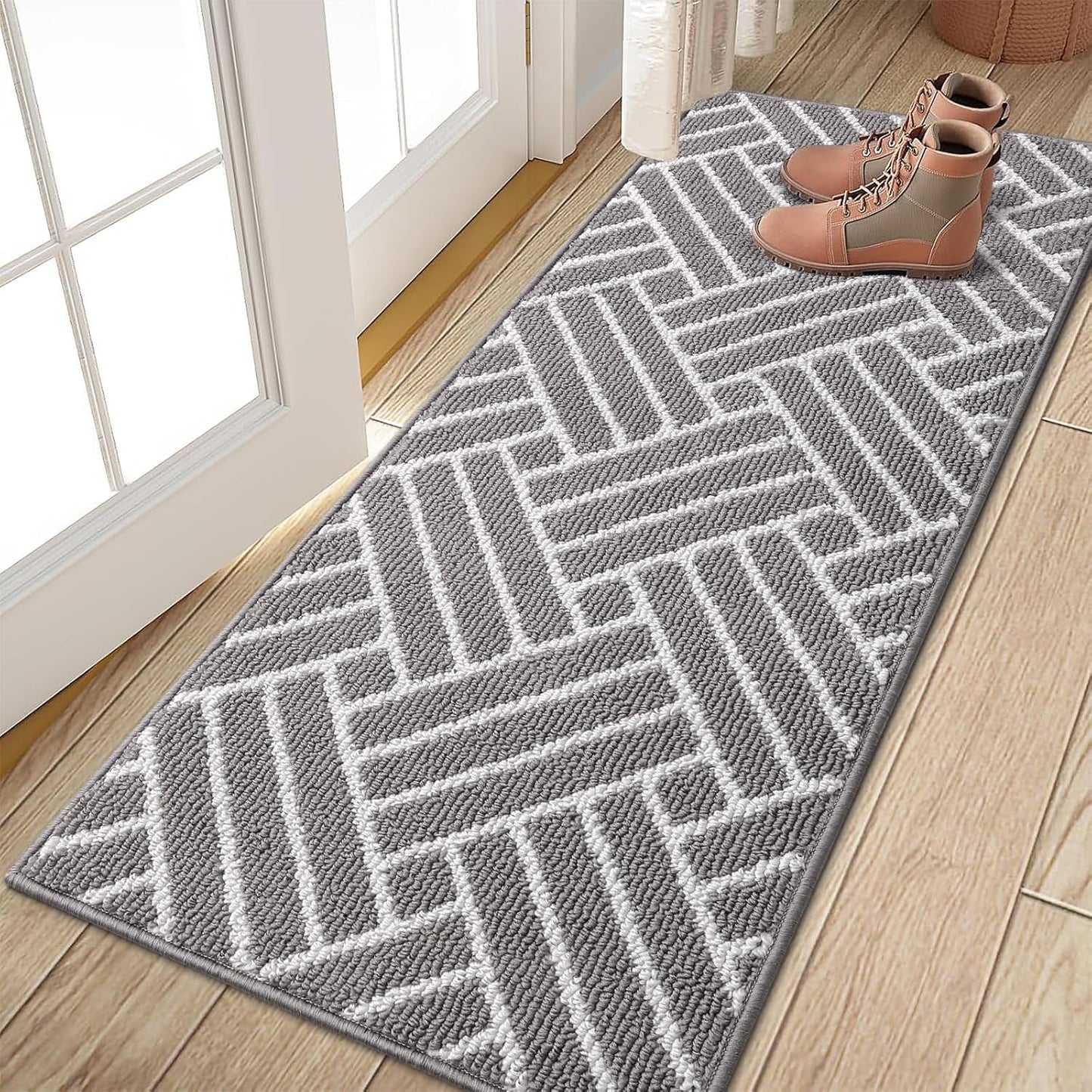 OLANLY Runner Indoor Door Mat - Dirt Resistant and Absorbent