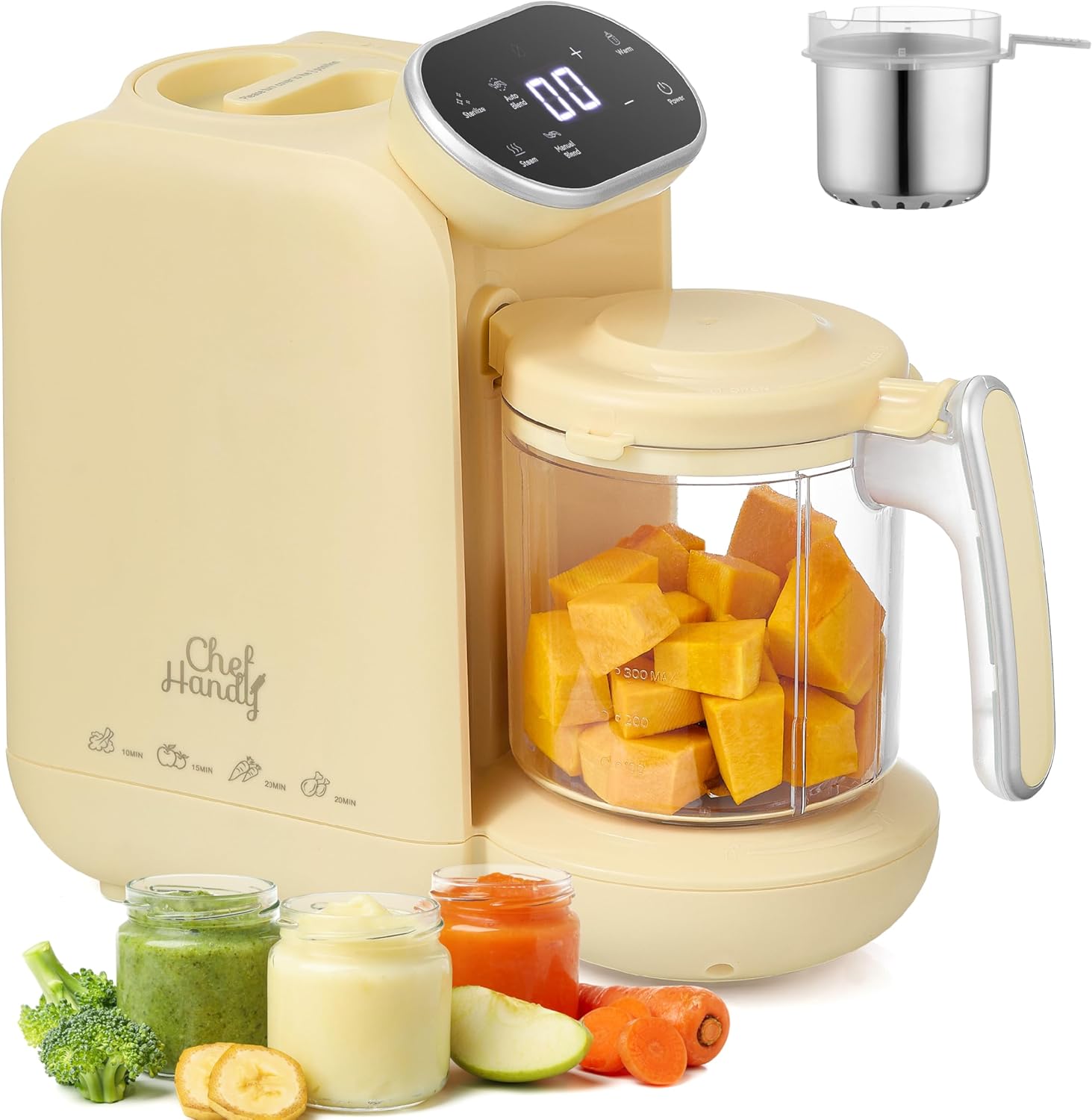 Chefhandy Baby Food Maker: Versatile Steamer & Blender Combo