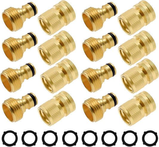 Hourleey Garden Hose Quick Connector Set for Easy Water Flow