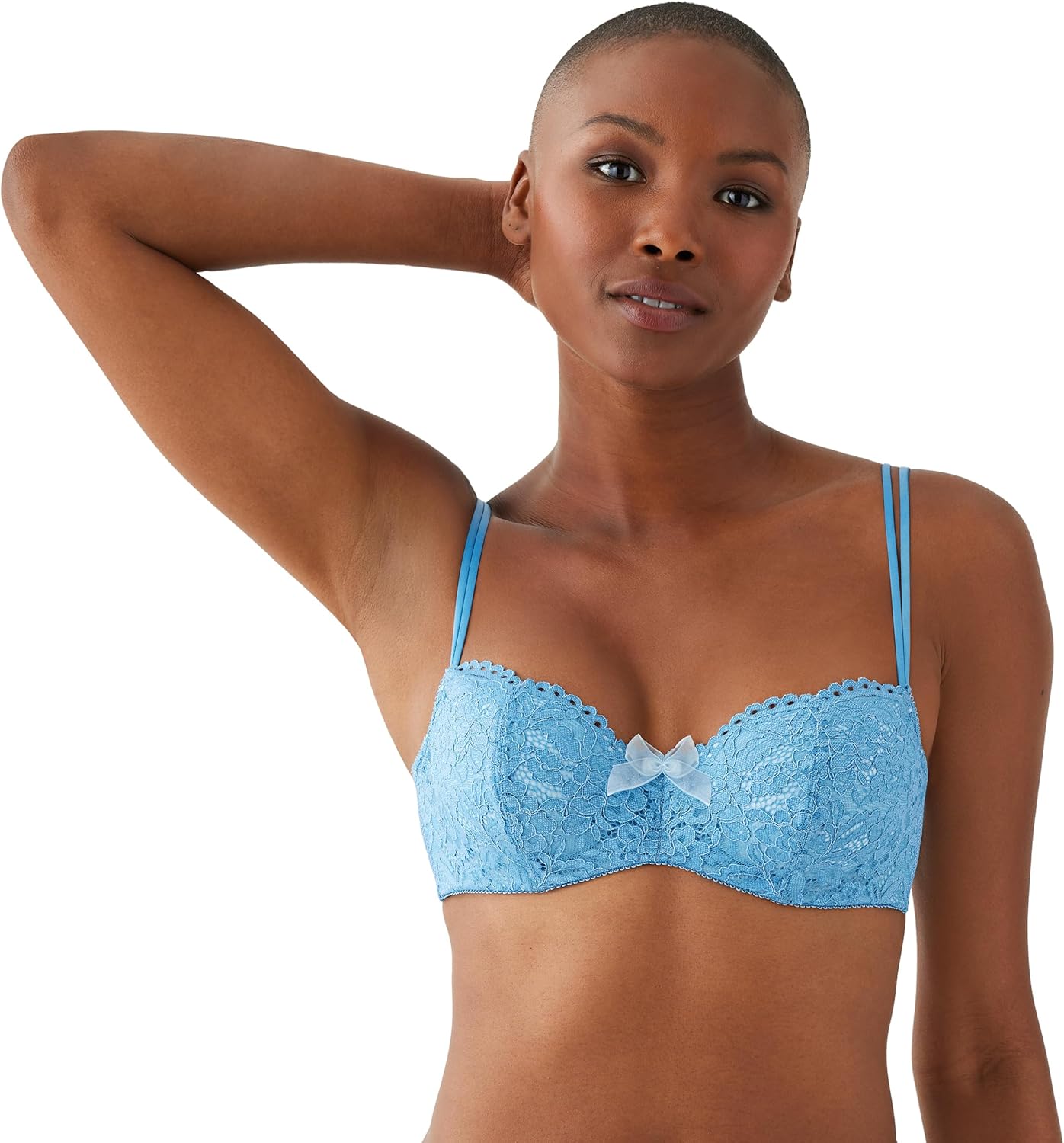 Ciao Bella Lightly Padded Balconette Underwire Bra for Comfort
