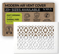 Air Vent Cover Grille 8ft x 12ft Decorative Register - White