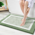 36x24 Sage Green Bath Mat - Extra Soft Microfiber Shower Rug