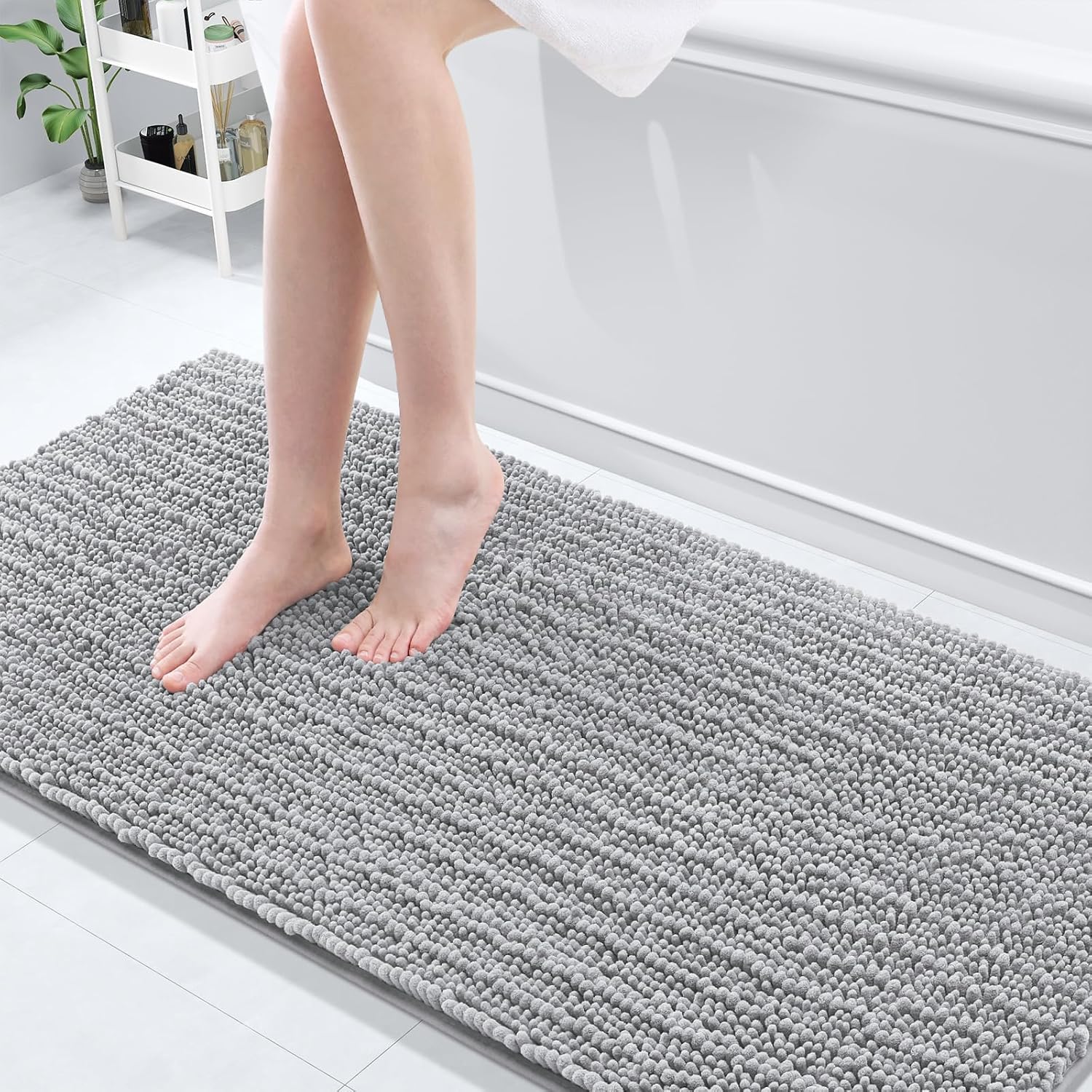 Arotive Luxury Chenille Bathroom Rug Mat for Ultimate Comfort