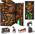 Book Nook Kit Book Nook Kits for Adults - DIY Wizard Miniature Bookend