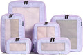 Compression Packing Cubes for Travel - Double Zipper Organizer