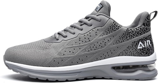 QAUPPE Mens Running Shoes: Comfortable Athletic Trail Sneakers
