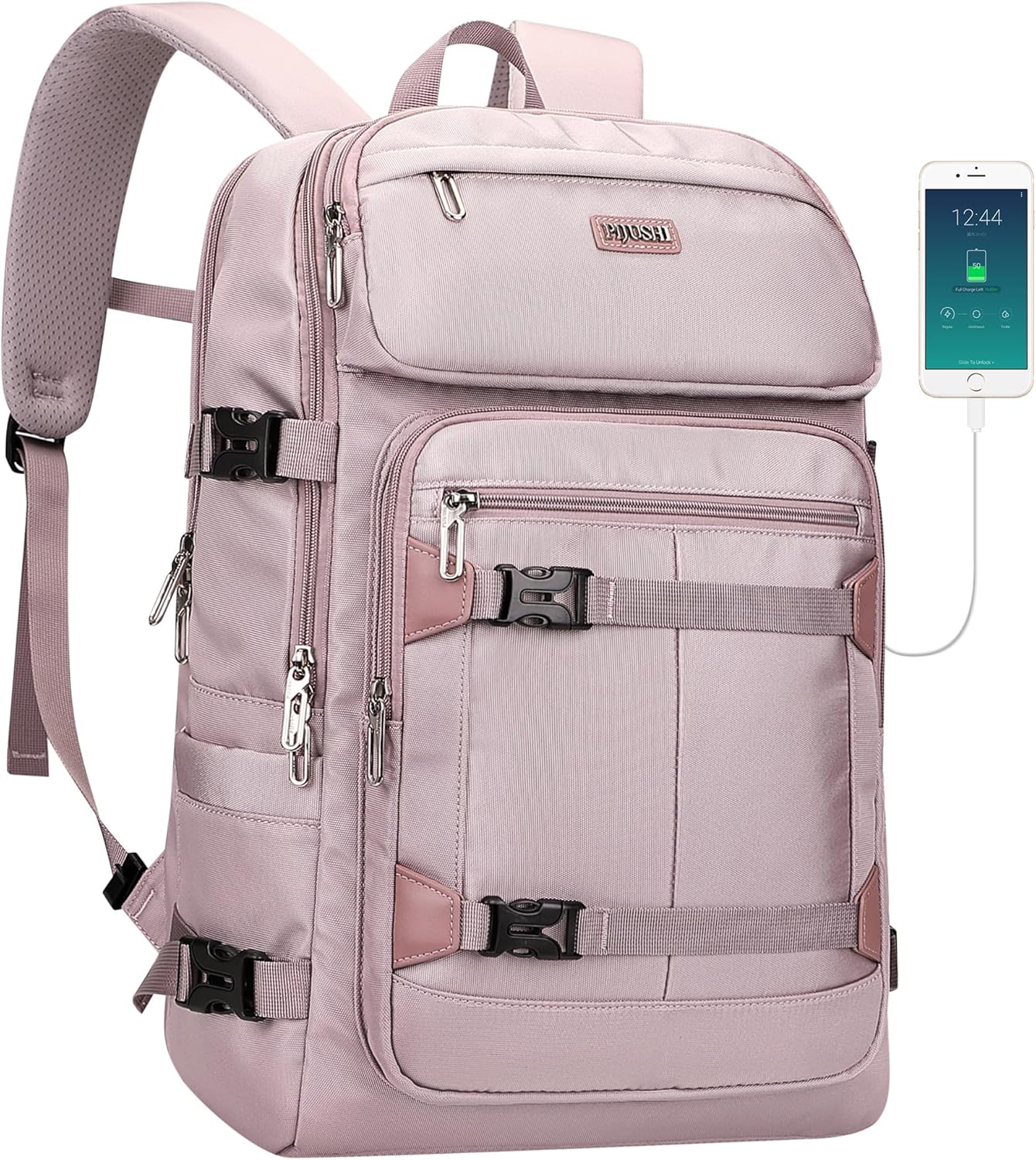 PIJUSHI Travel Backpack for Women - Flight Approved Carry On