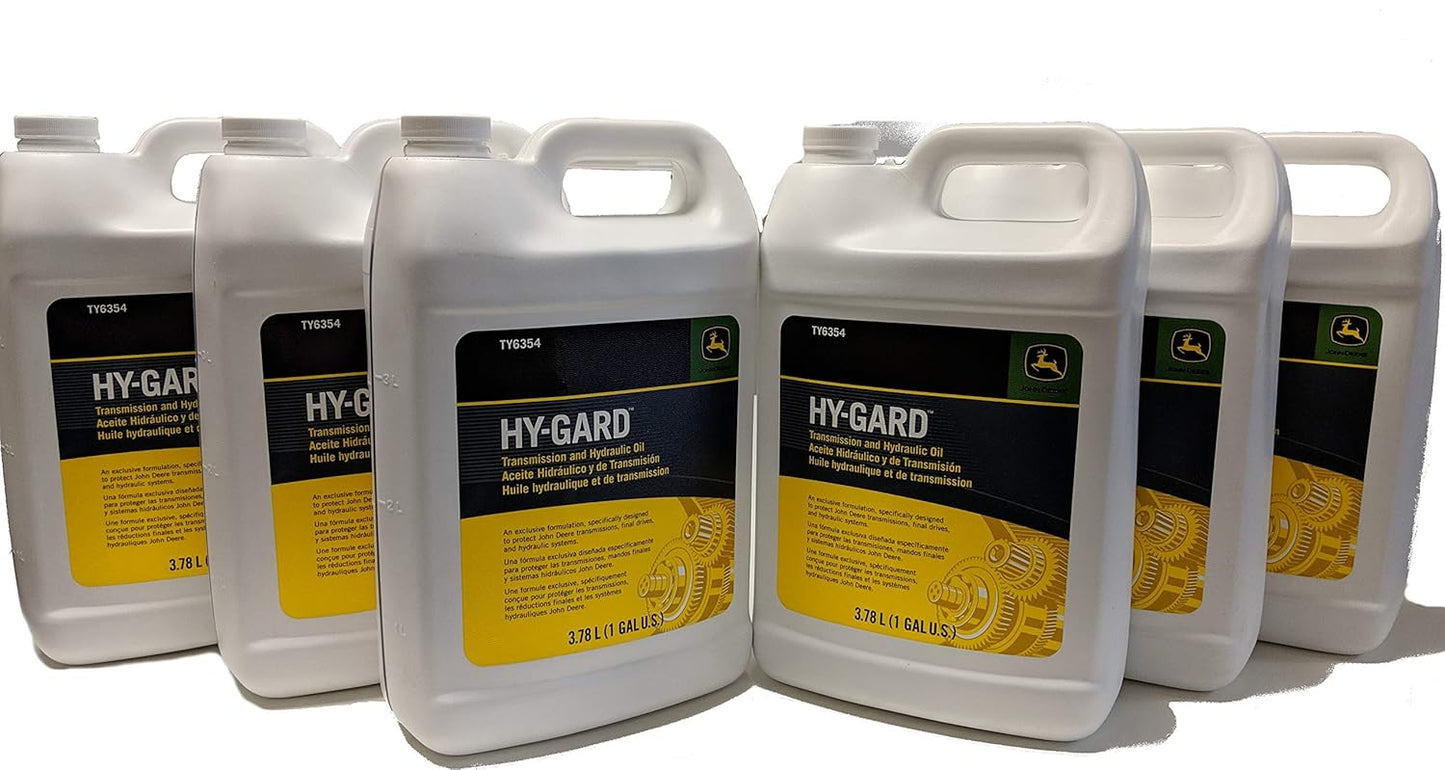 John Deere Gallon-Sized Hy-Gard Oil - 6 Gallons of Quality