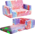 Comfy 2-in-1 Soft Toddler Couch for Kids by inhand - Large Size