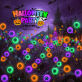 Solar Halloween Eyeball Lights Outdoor - Spooky Solar Pathway Set