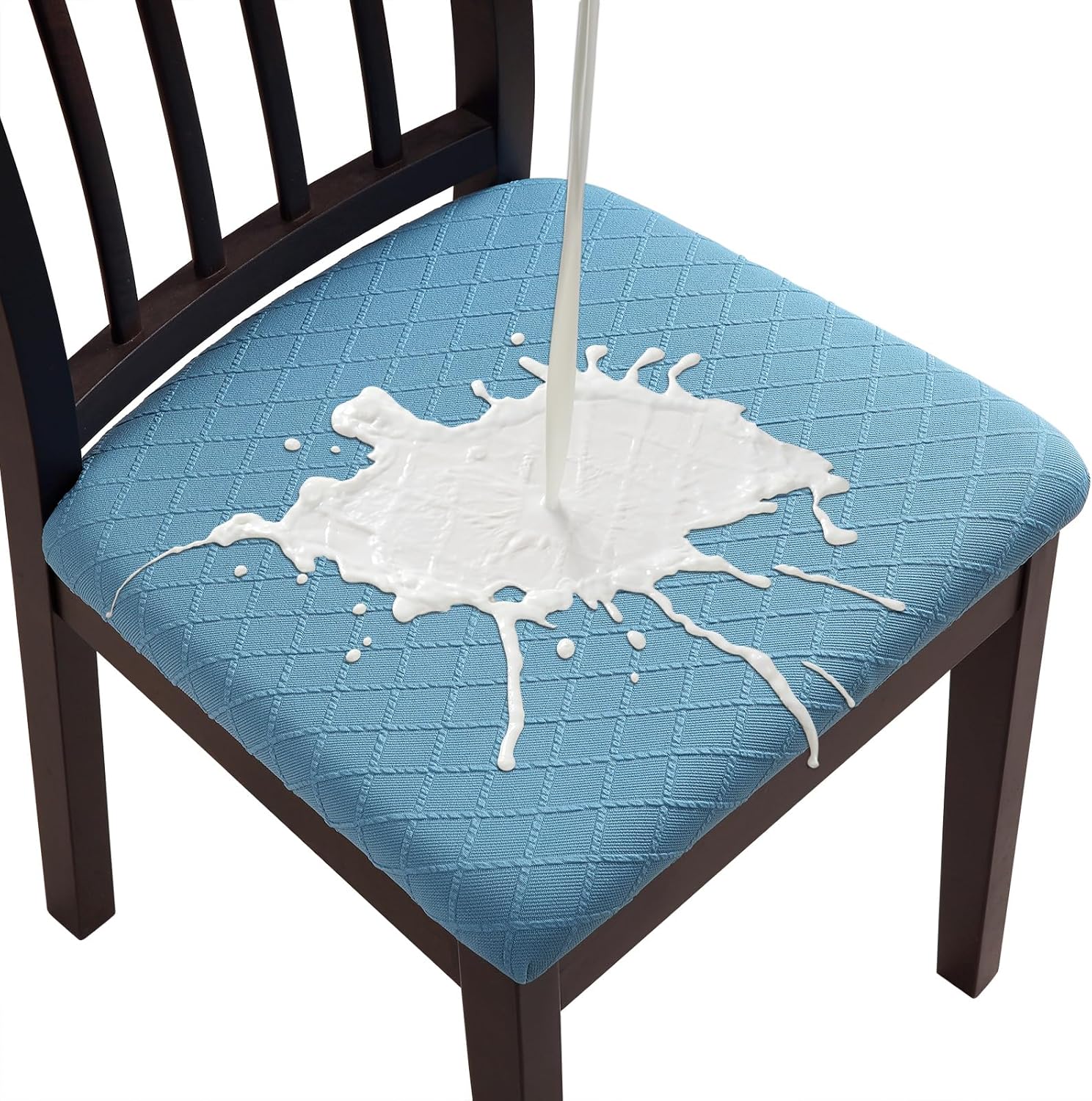 Waterproof Seat Cushion Covers 6 PCS for Dining Room Chairs