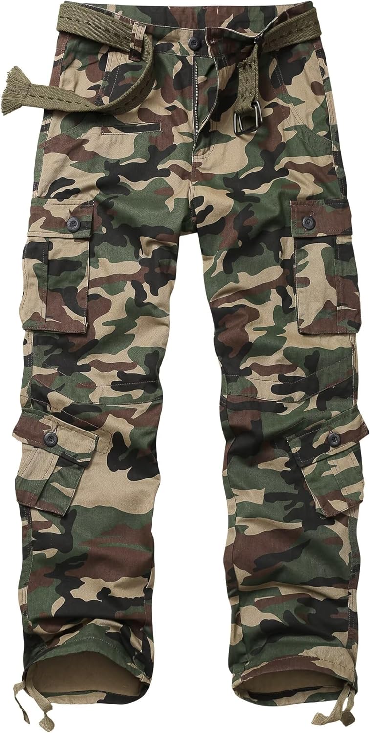 Men's Cargo Pants for Outdoor Adventures and Work with Pockets