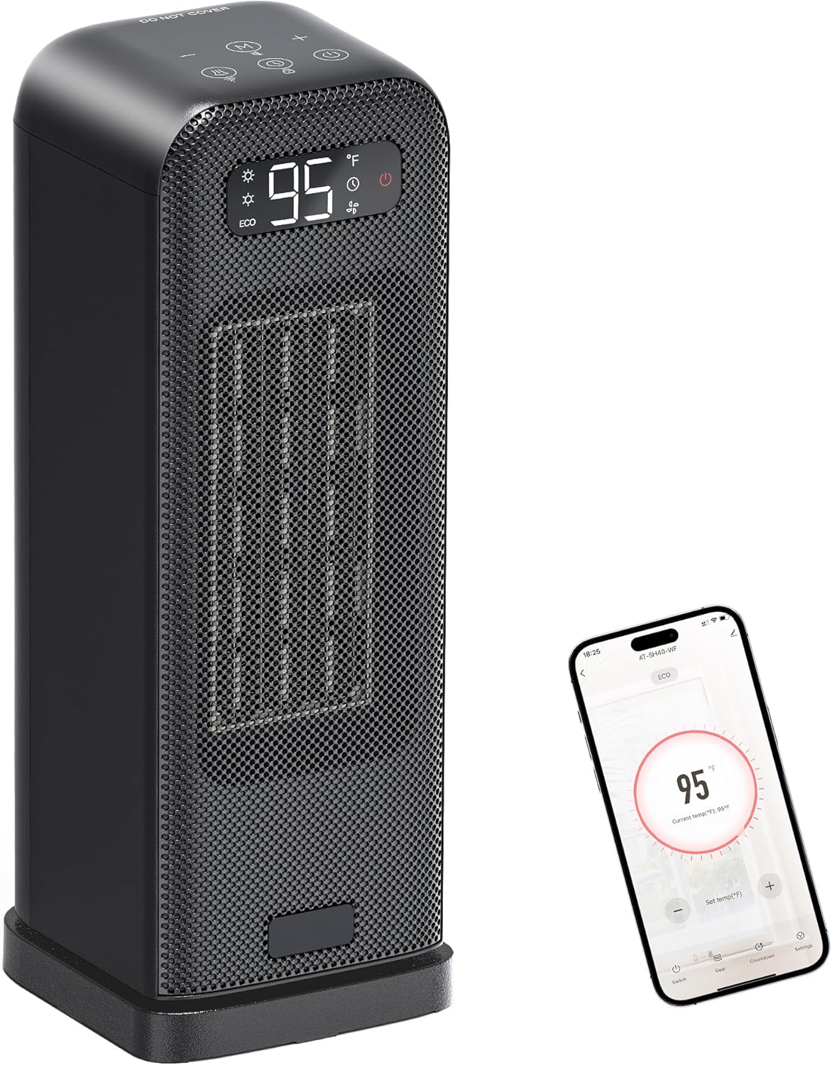 MORENTO Space Heaters for Indoor Use with Smart Control Features